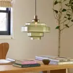 Rodriguez Vintage Gold Flower Metal Pendant Light