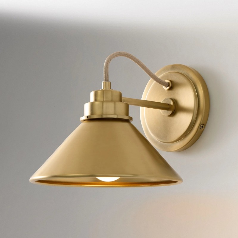 Kalevipoeg Modern Farmhouse Cone Shade Wall Sconce