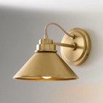 Kalevipoeg Modern Farmhouse Cone Shade Wall Sconce