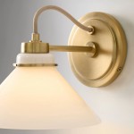 Kalevipoeg Modern Farmhouse Cone Shade Wall Sconce