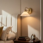 Kalevipoeg Modern Farmhouse Cone Shade Wall Sconce
