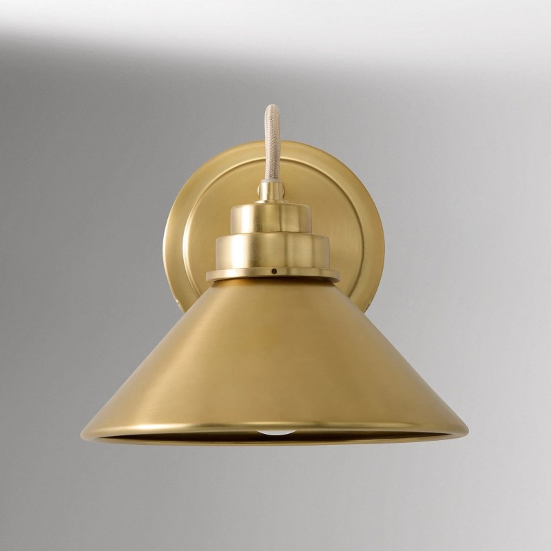 Kalevipoeg Modern Farmhouse Cone Shade Wall Sconce