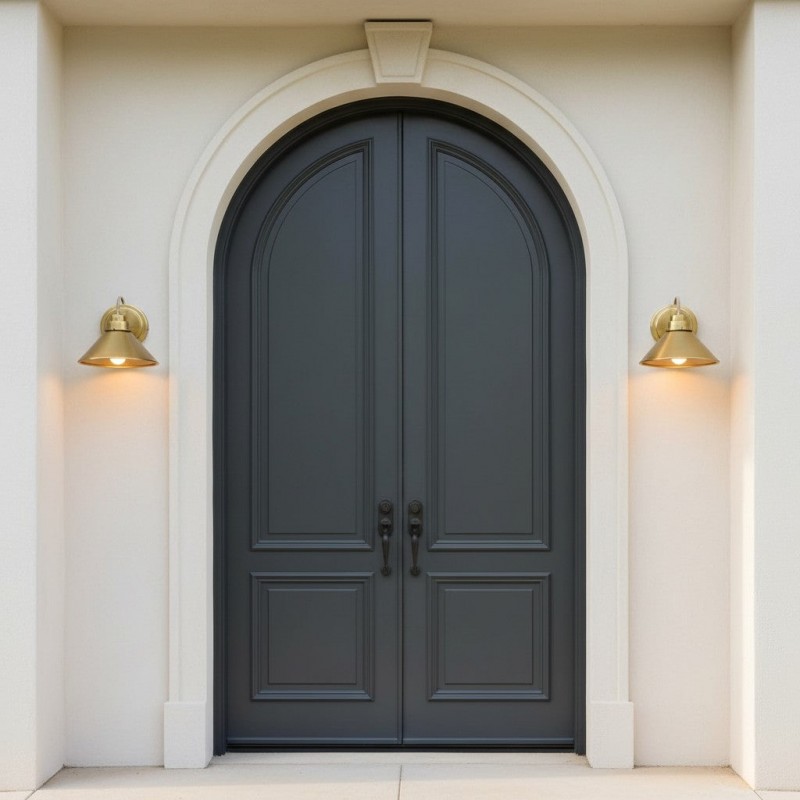 Kalevipoeg Modern Farmhouse Cone Shade Wall Sconce