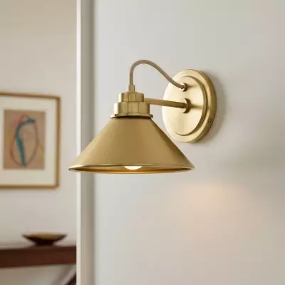 Kalevipoeg Modern Farmhouse Cone Shade Wall Sconce