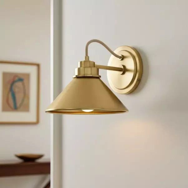 Kalevipoeg Modern Farmhouse Cone Shade Wall Sconce