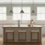 Hussein Vintage Hand-painted Ceramic Pendant Light