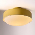 Eulogia Modern Vibrant Yellow Iron Ceiling Light