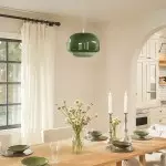 Vexlynn Scandinavian Round Dual-Layer Tinted Glass Pendant Light