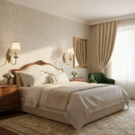 Osman Vintage Fabric Linen Wall Sconce