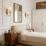 Osman Vintage Fabric Linen Wall Sconce