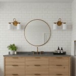 Drusilla Mid Century Modern Aged Brass Looped Arm Vanity Light