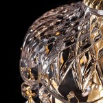 Calanthia Vintage Luxury Gold Crystal Glass Pendant Light