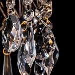 Calanthia Vintage Luxury Gold Crystal Glass Pendant Light
