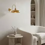 Gwydion Modern Farmhouse Dome Exterior Wall Light