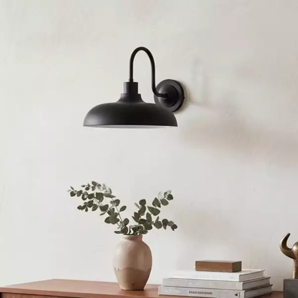 Gwydion Modern Farmhouse Dome Exterior Wall Light
