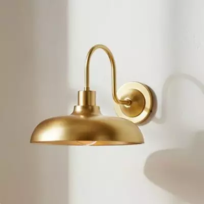 Gwydion Modern Farmhouse Dome Exterior Wall Light