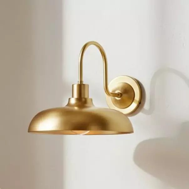 Gwydion Modern Farmhouse Dome Exterior Wall Light