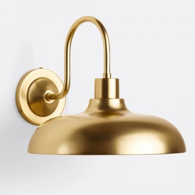 Gwydion Modern Farmhouse Dome Exterior Wall Light