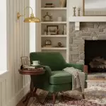 Gwydion Modern Farmhouse Dome Exterior Wall Light