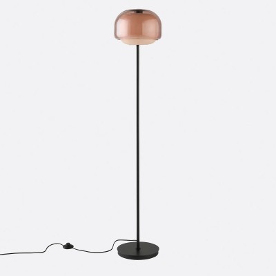 Eulalie Modern Artistic Round Glass Floor Lamp