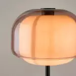 Eulalie Nordic Artistic Round Glass Floor Lamp