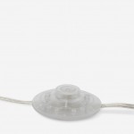 Eadweard Modern Cone White Linen Floor Lamp