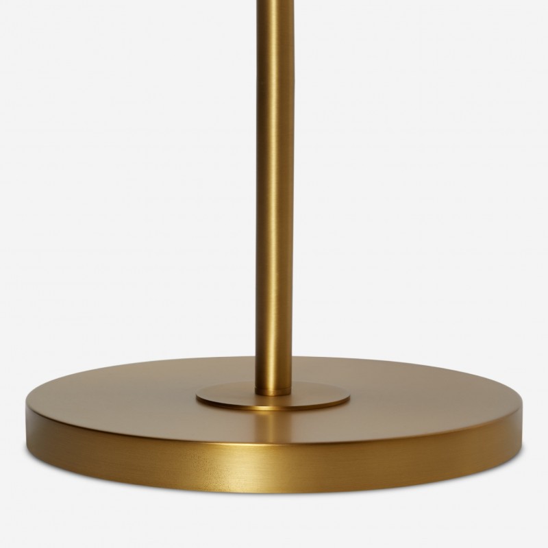 Eadweard Modern Cone White Linen Floor Lamp