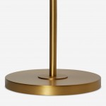 Eadweard Modern Cone White Linen Floor Lamp