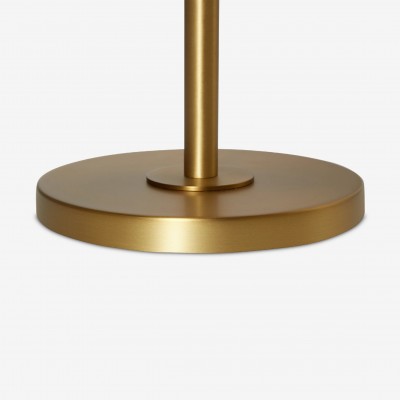 Jovita Contemporary Cone White Linen Table Lamp