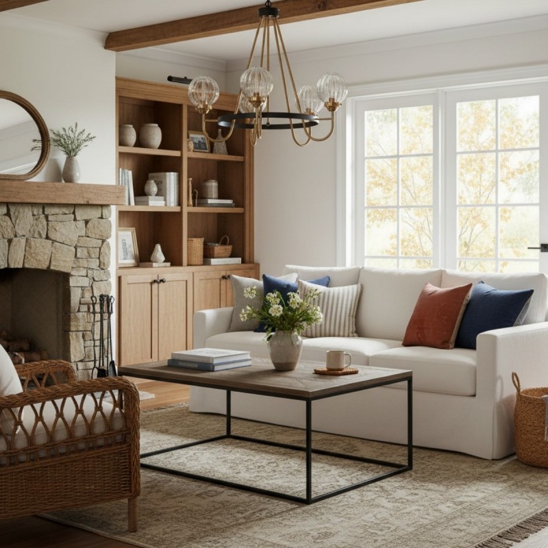 Bex Modern 5-Light Globe Glass Shade Wagon Wheel Chandelier