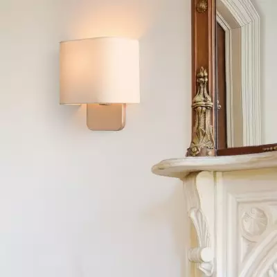 Ondine Modern Linen Fabric Shade Wall Sconce