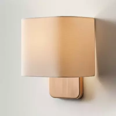 Ondine Modern Linen Fabric Shade Wall Sconce