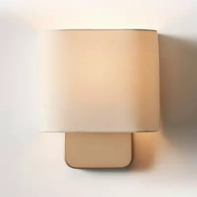 Ondine Modern Linen Fabric Shade Wall Sconce