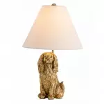 Aurea Unique Animal Table Lamp - Dog Sculptural Accent Lighting for Bedroom & Living Room