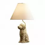 Aurea Unique Animal Table Lamp - Dog Sculptural Accent Lighting for Bedroom & Living Room