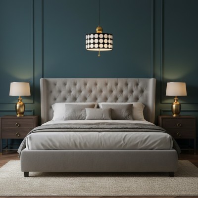 Solivra Scandinavian Round Lattice LED Drum Pendant Light