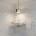 Solivra Scandinavian Round Lattice LED Drum Pendant Light