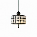 Solivra Scandinavian Round Lattice LED Drum Pendant Light