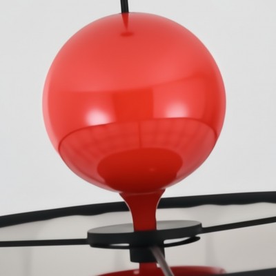 Solivra Scandinavian Round Lattice LED Drum Pendant Light