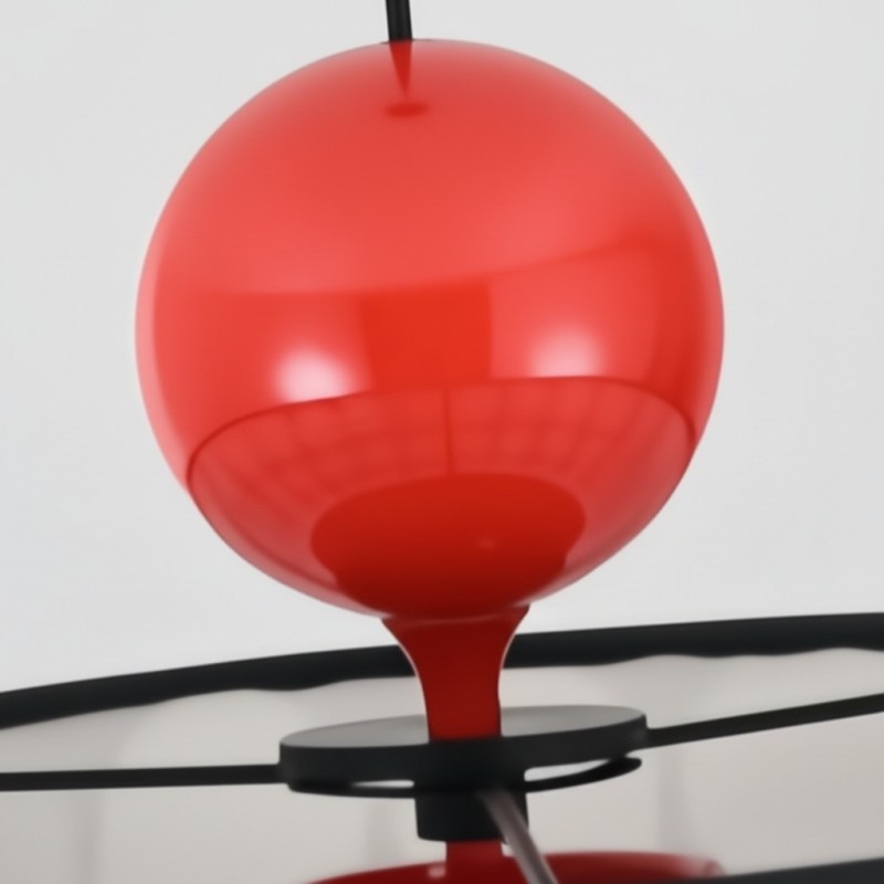 Solivra Scandinavian Round Lattice LED Drum Pendant Light