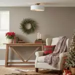 Aura Modern Porcelain Flush Mount Ceiling Light