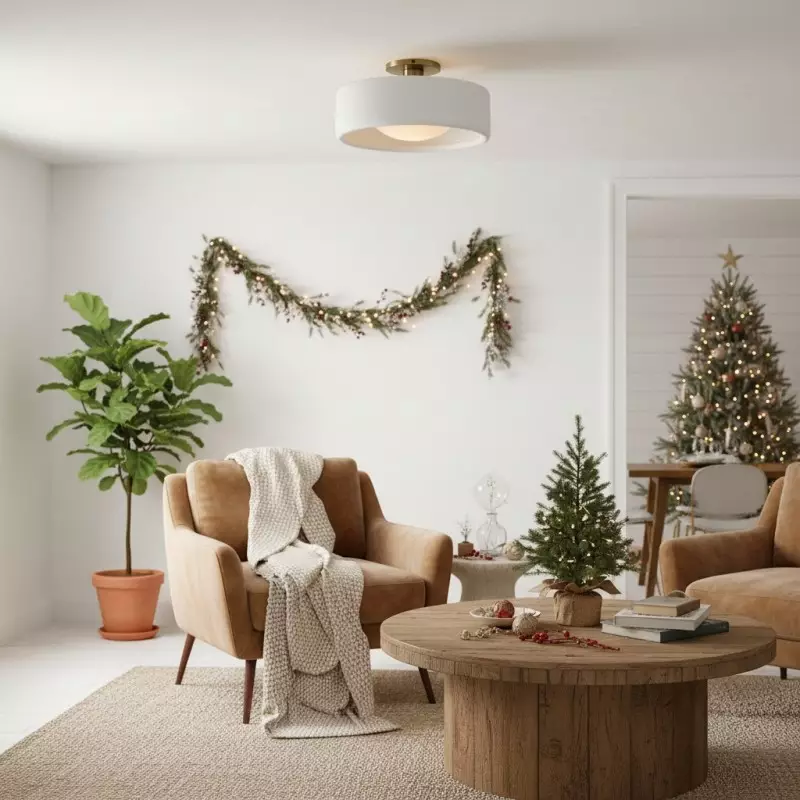 Aura Modern Porcelain Flush Mount Ceiling Light