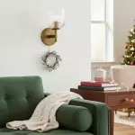 Alain Cooper Ribbed Glass Wall Sconce