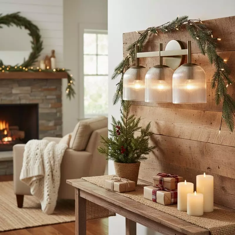 Alain Cooper Ribbed Glass Wall Sconce