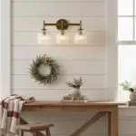 Alain Cooper Ribbed Glass Wall Sconce