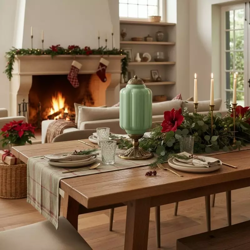 Nexos French Retro Cream Glass Textured Eloise Table Lamp