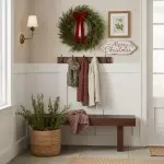 Huxley Rustic Antique Brass Botanical Forged Iron Sconce