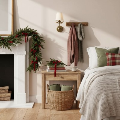 Huxley Rustic Antique Brass Botanical Forged Iron Sconce