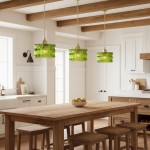 Roslyn Retro Stained Ribbed Glass Pendant Light