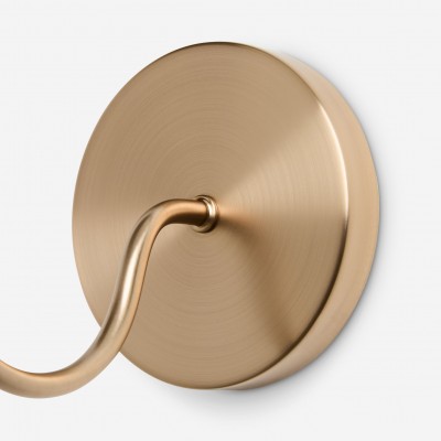 Xanthippe Farmhouse Linen Fabric Wall Sconce